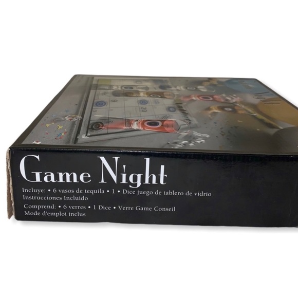 New Game Night 8 Piece Shoots and Ladders Glass Board Drinking Game Adults Party - Picture 6 of 6